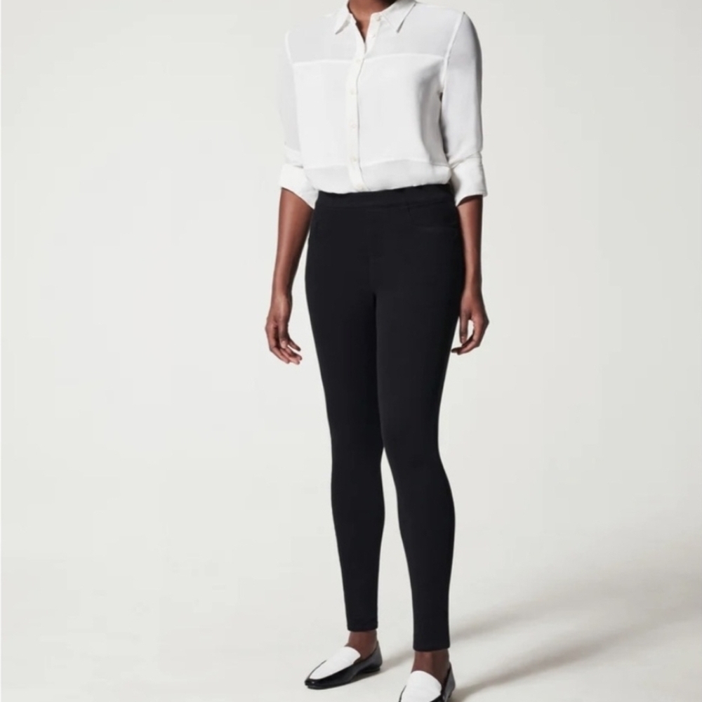 SPANX Black Jean-ish Ankle Leggings